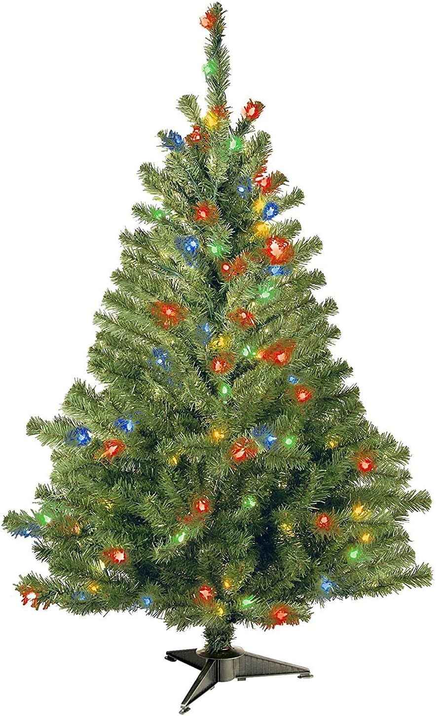 National Tree Co. Kincaid Spruce Pre-Lit Tree - Multicolor Lights