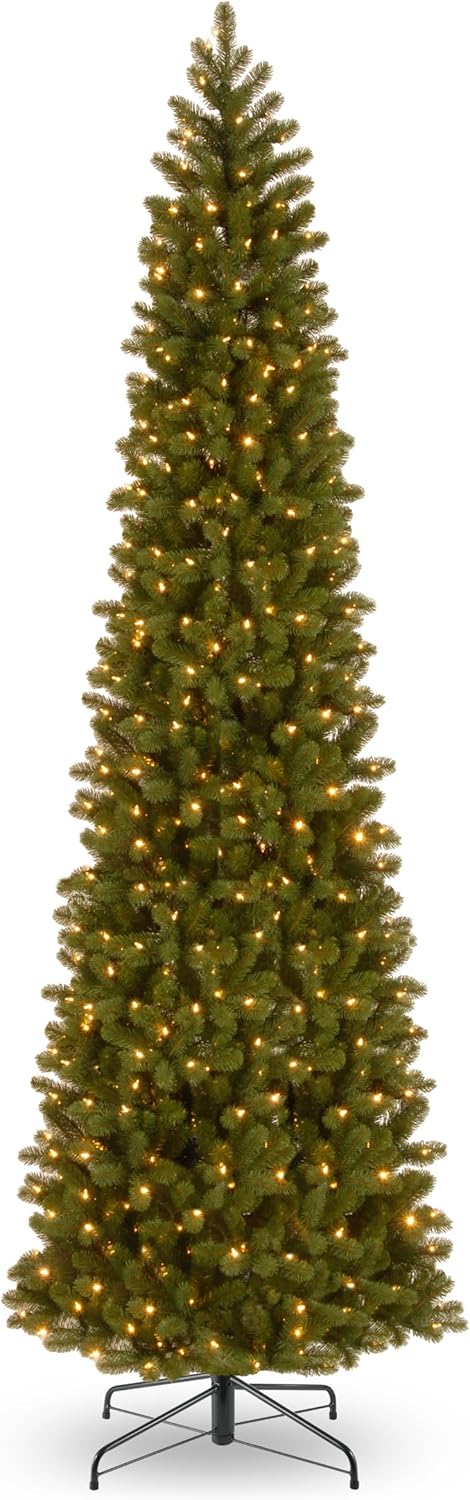 12ft Slim Douglas Fir Pre-Lit Christmas Tree 850 LEDs