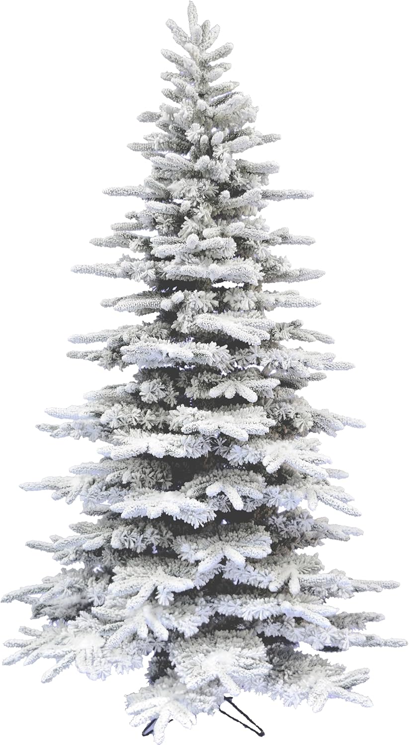 Fraser Hill Farm Snow Flocked Pine Christmas Tree