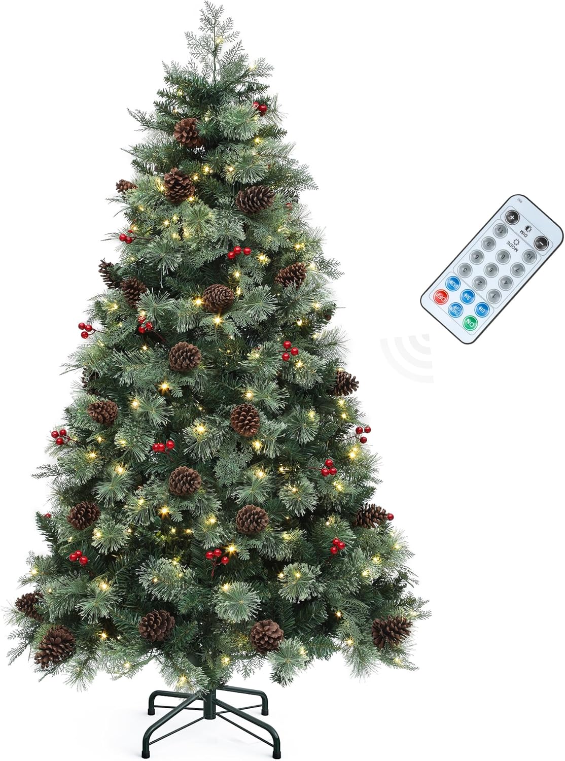 YITAHOME 7.5ft Prelit Christmas Tree - Remote Controlled