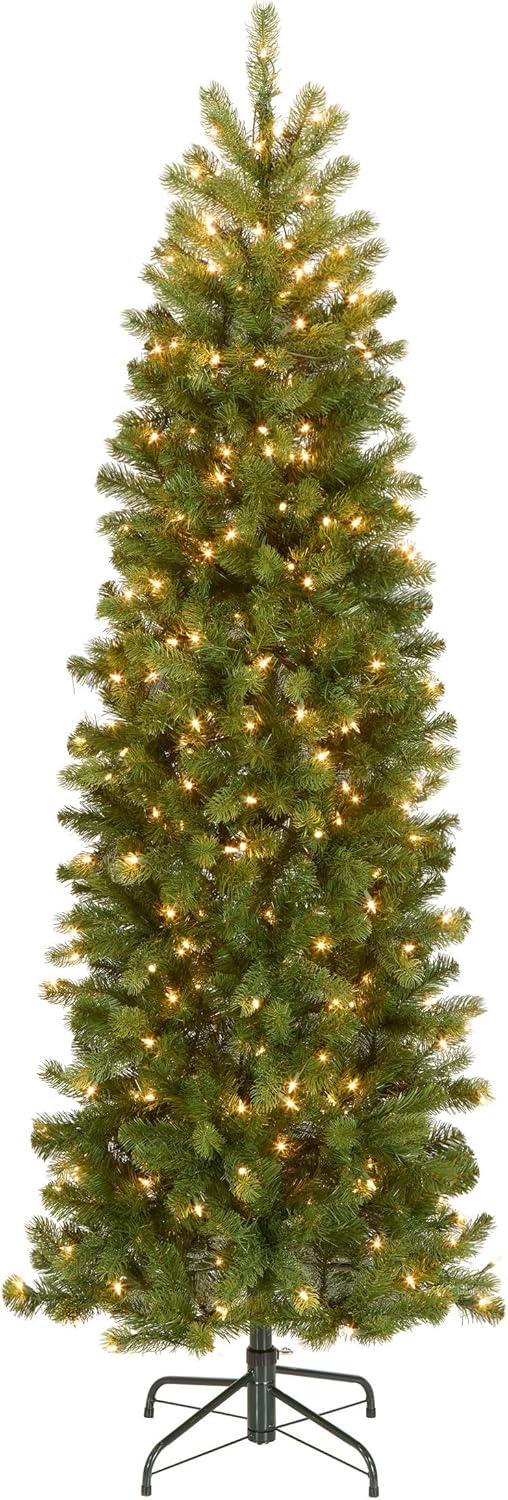 National Tree Co. Pre-Lit Slim Douglas Fir Christmas Tree