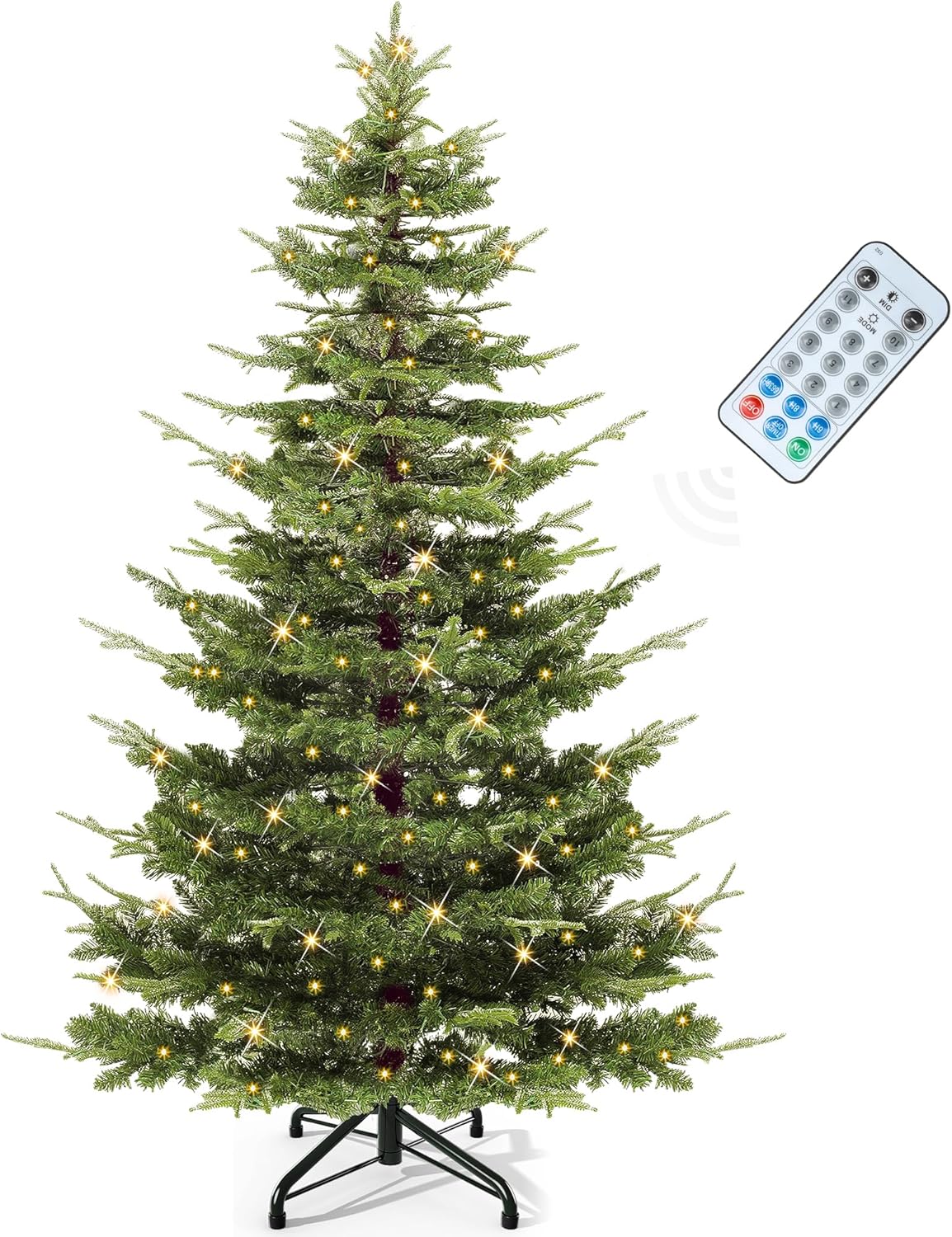 YITAHOME 6.5ft Pre-Lit Christmas Tree with Remote