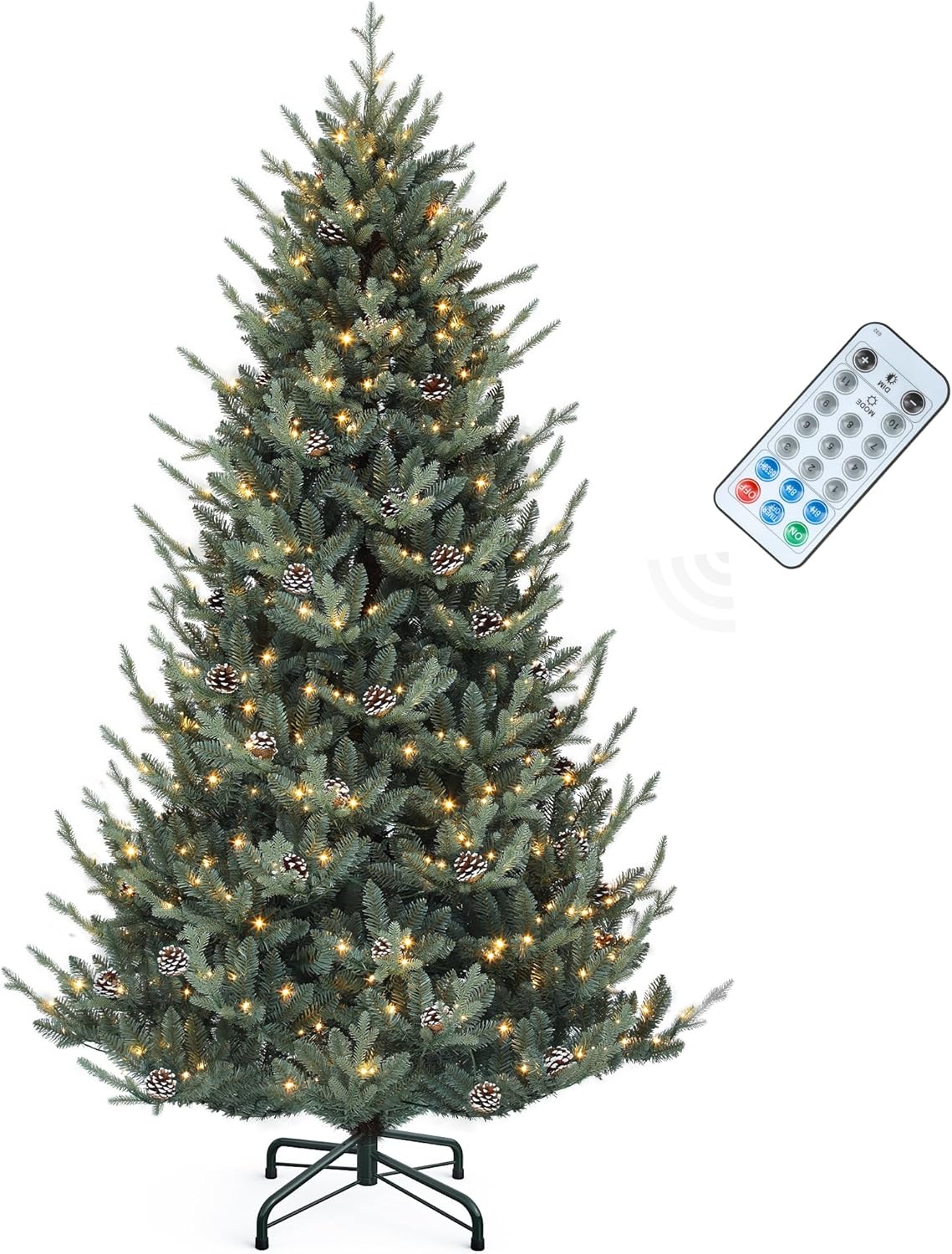 YITAHOME 7.5ft Prelit Christmas Tree - Remote Controlled