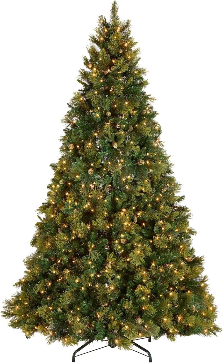 Pre-Lit Carolina Pine Artificial Christmas Tree - Various Sizes