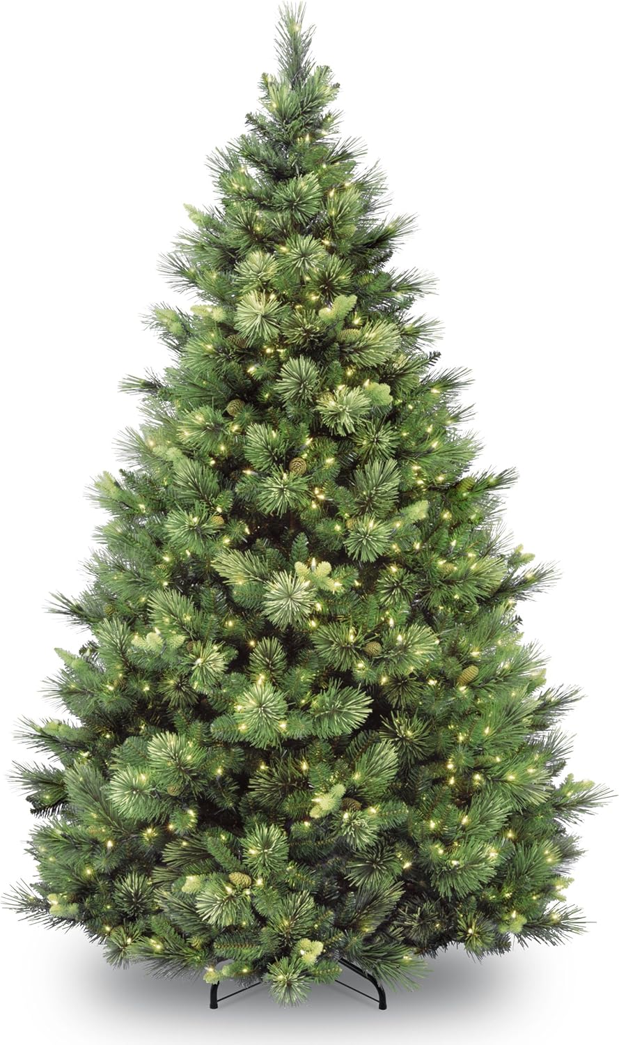 Pre-Lit Carolina Pine Artificial Christmas Tree - Various Sizes