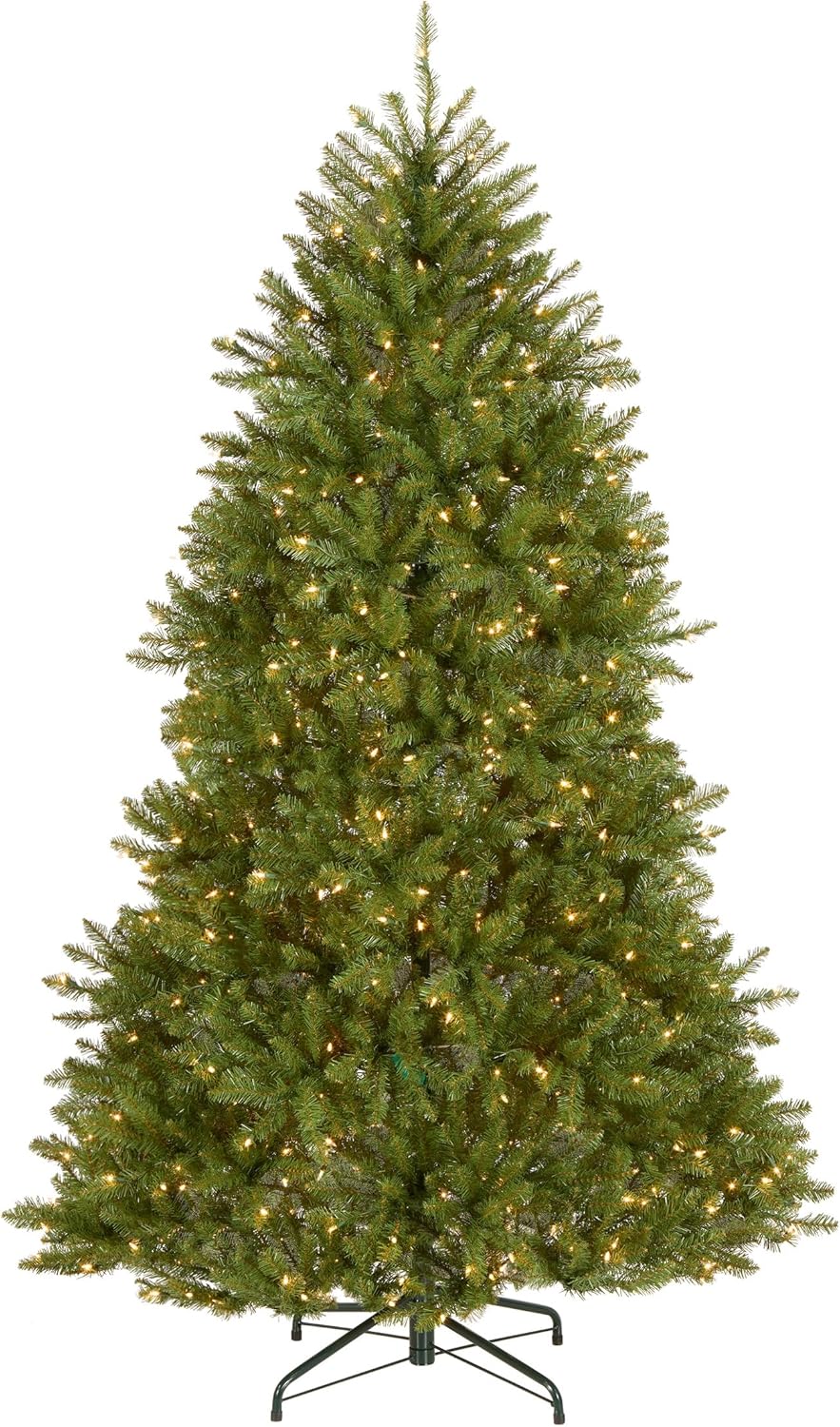 7 ft Dunhill Fir Pre-Lit Christmas Tree, 700 Clear Lights