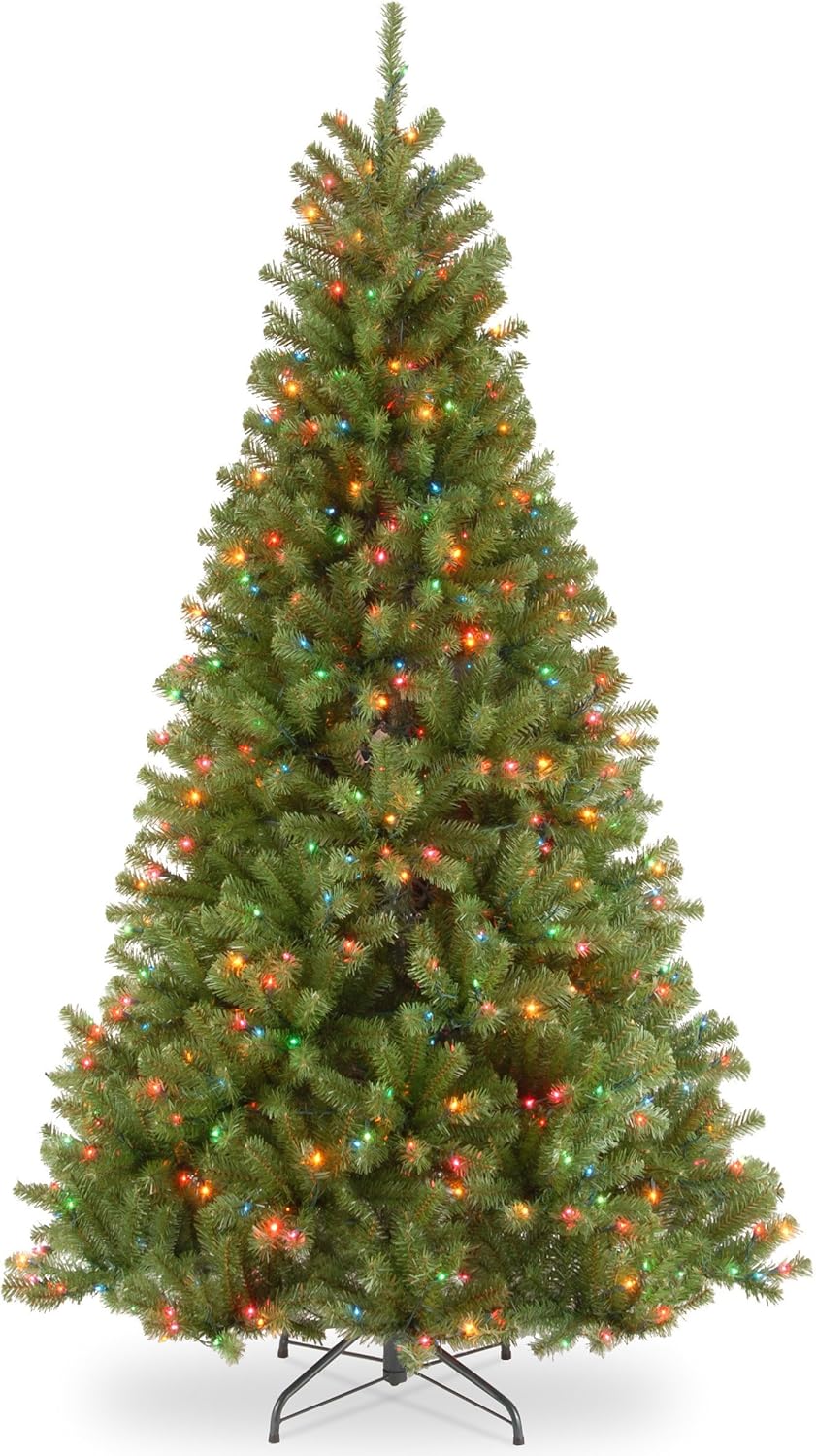 National Tree Co. 7.5ft Pre-Lit Spruce Christmas Tree