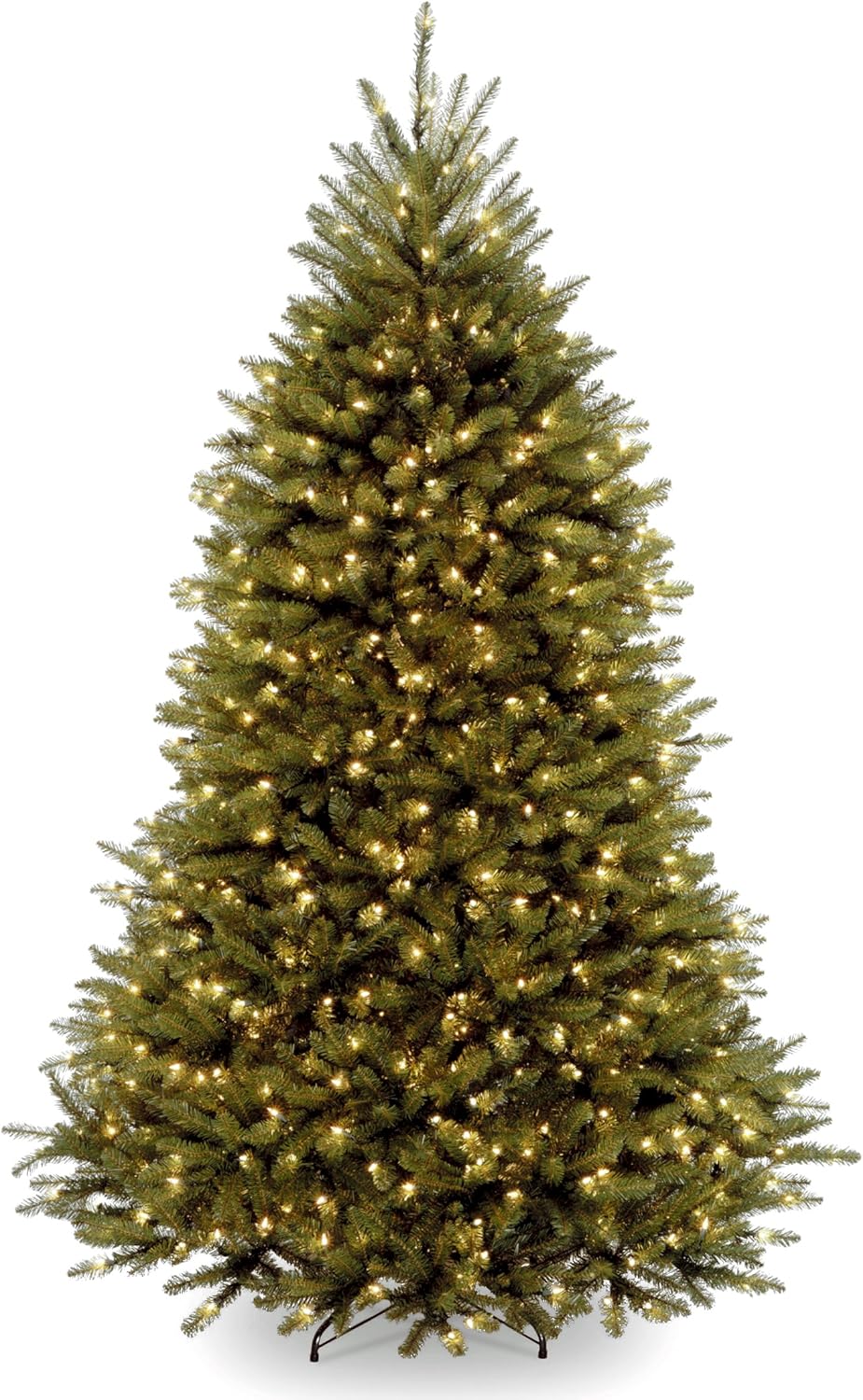 6ft Pre-Lit Dunhill Fir Christmas Tree - 600 Clear Lights