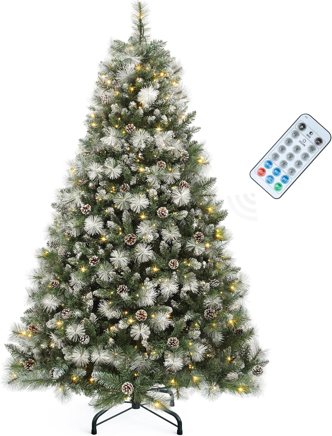 YITAHOME 7.5ft Prelit Christmas Tree - Remote Controlled